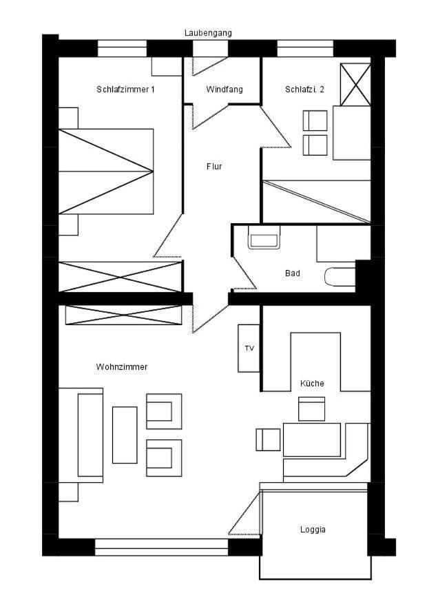 App. Hölscher 21 Westerland Exterior foto
